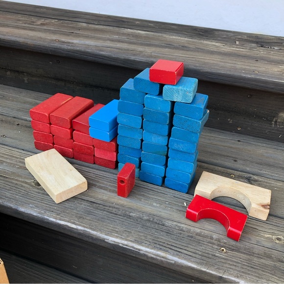 70’s Playskool wooden blocks - Picture 3 of 8